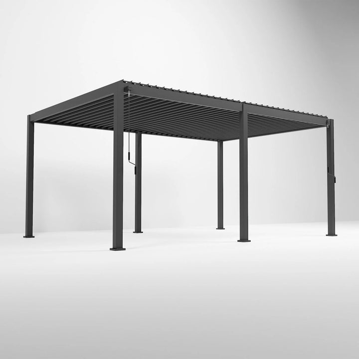 5.3M x 3M Rectangular NOVA TITAN Pergola GREY New 2025 Model