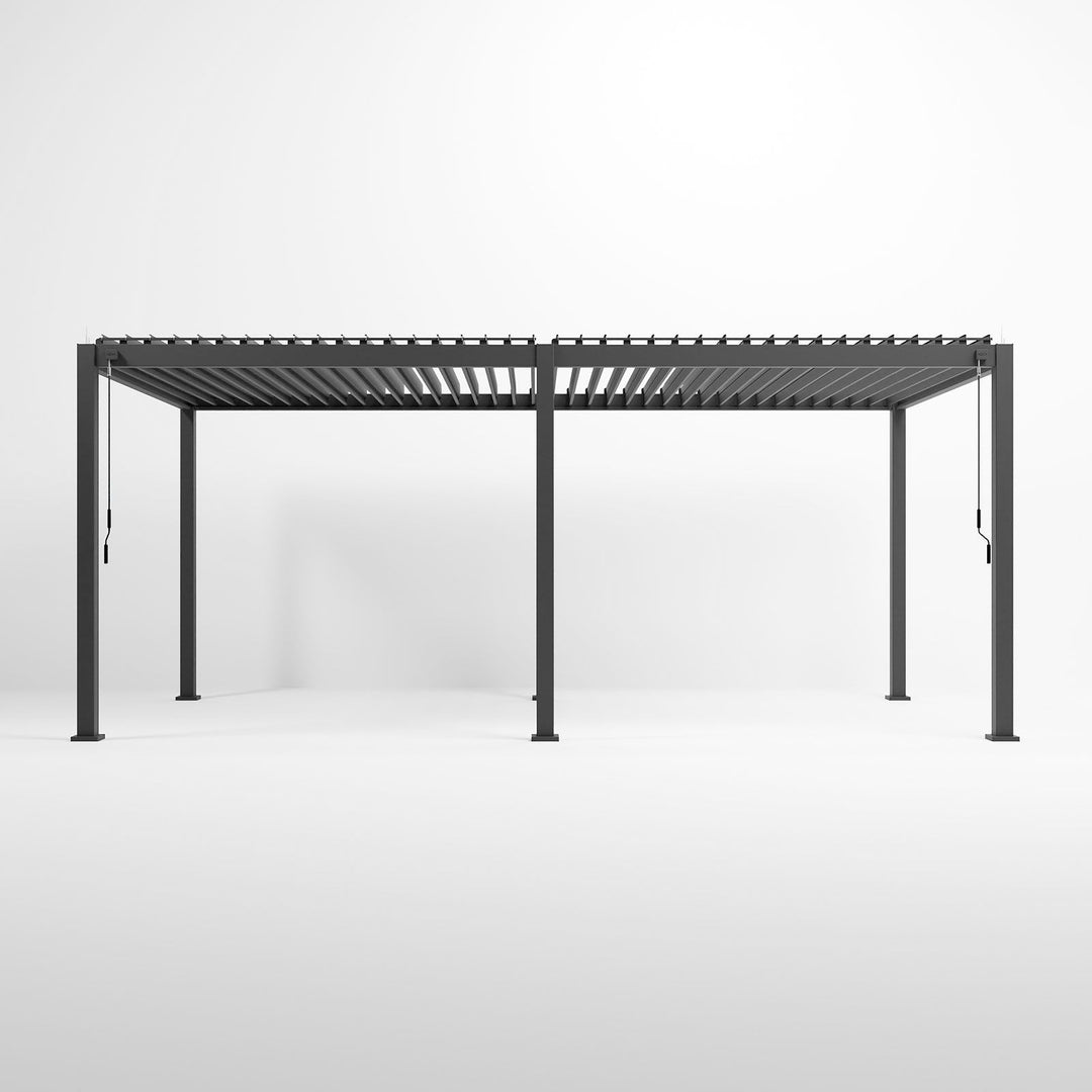 6M x 3.6M Rectangular NOVA TITAN Pergola GREY New 2025 Model