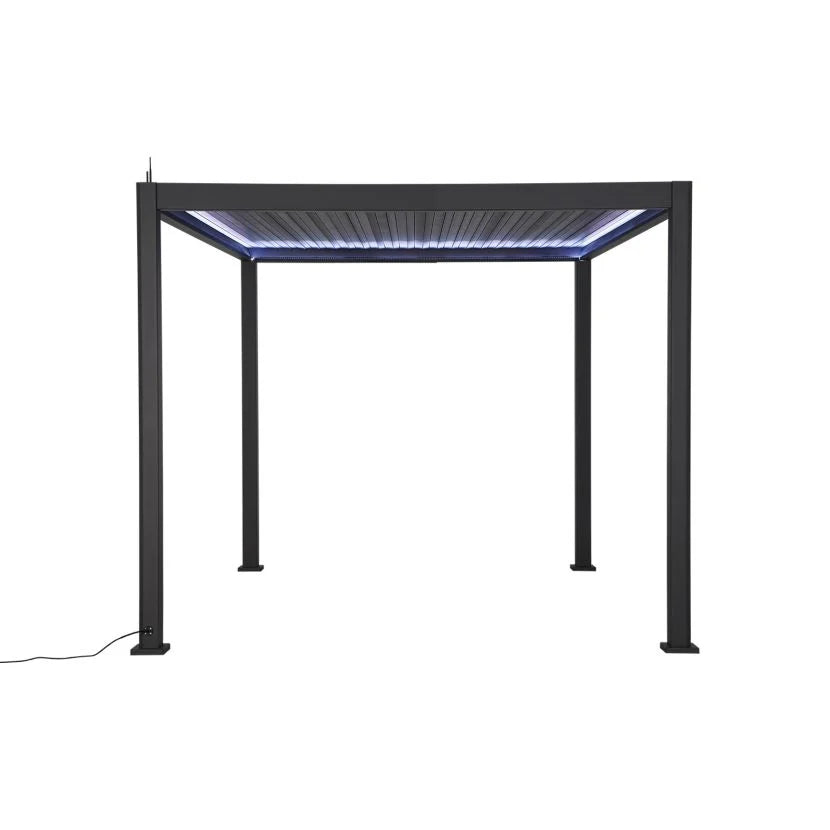 3M x 3M Square NOVA TITAN PLUS Pergola GREY New 2025 Model