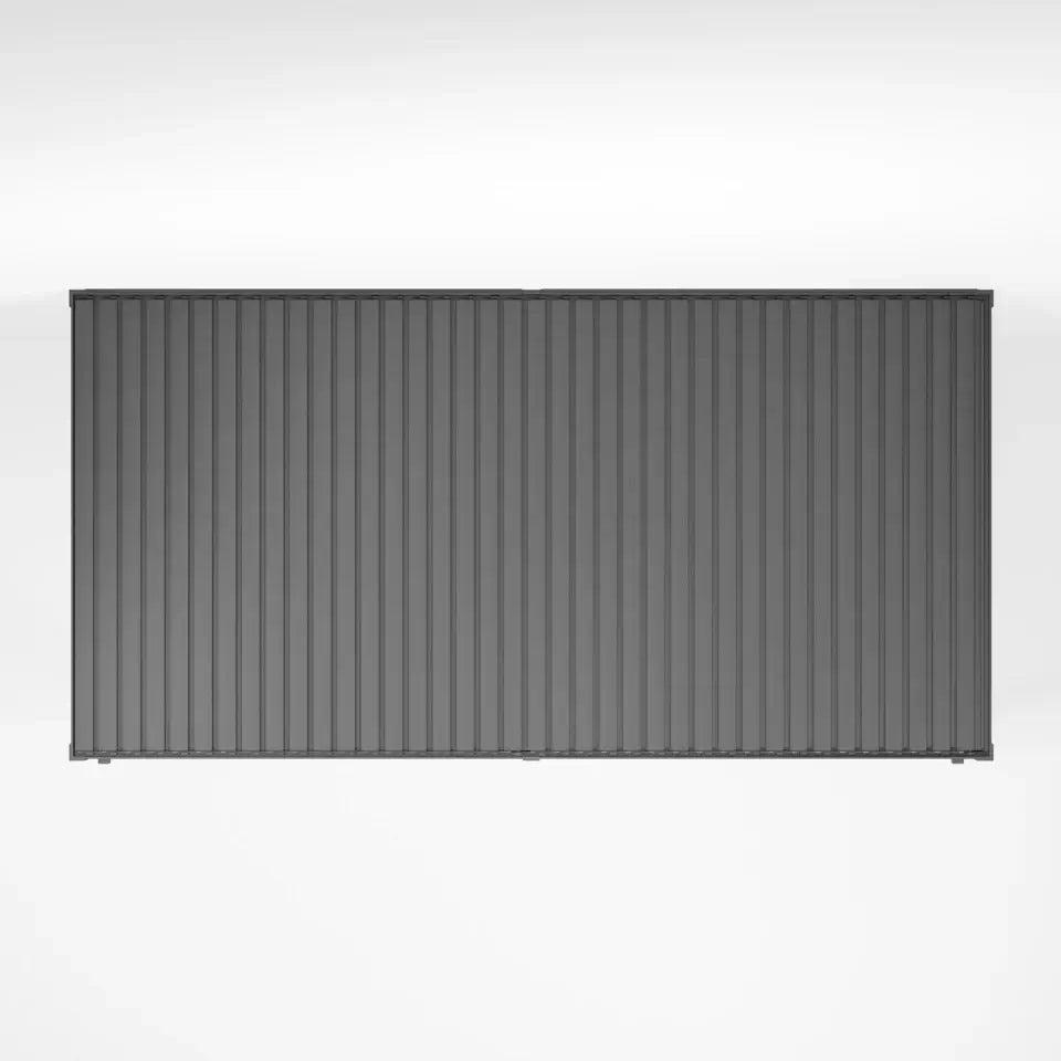 6M x 3M Rectangular NOVA TITAN WALL MOUNTED Pergola GREY New 2025 Model