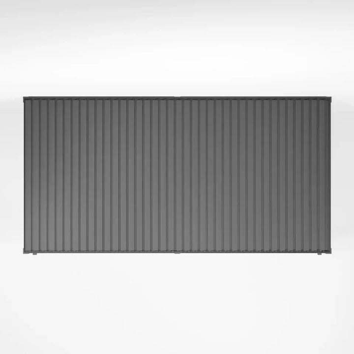 6M x 3M Rectangular NOVA TITAN WALL MOUNTED Pergola GREY New 2025 Model