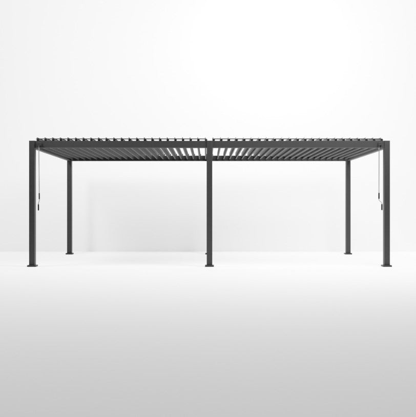 8M x 3.6M Rectangular NOVA TITAN Pergola GREY New 2025 Model