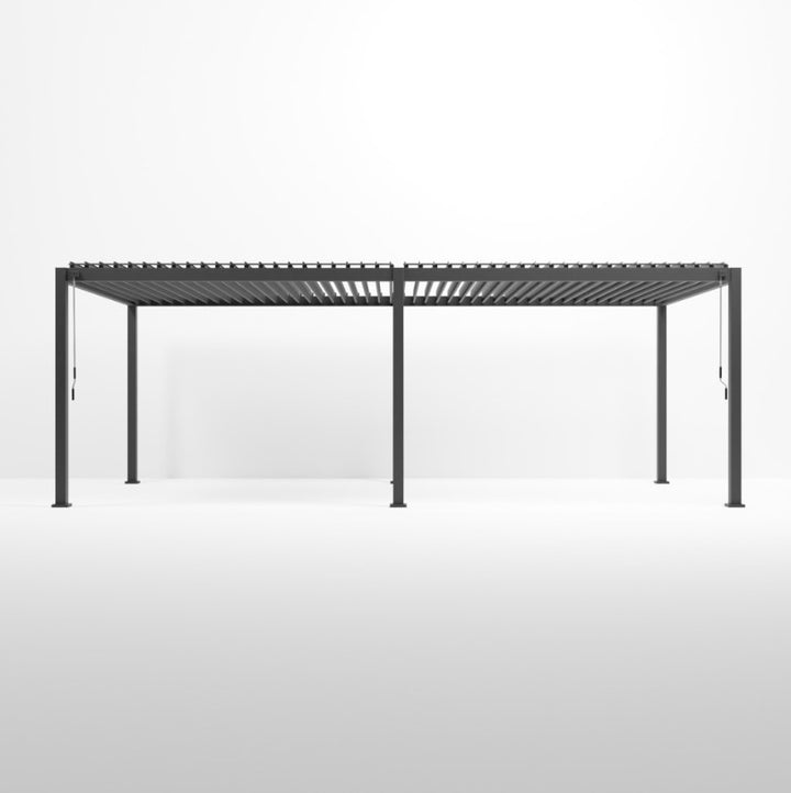 8M x 3.6M Rectangular NOVA TITAN Pergola GREY New 2025 Model