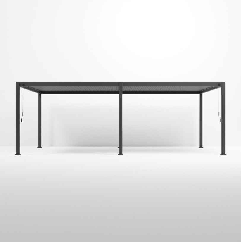 8M x 3.6M Rectangular NOVA TITAN Pergola GREY New 2025 Model