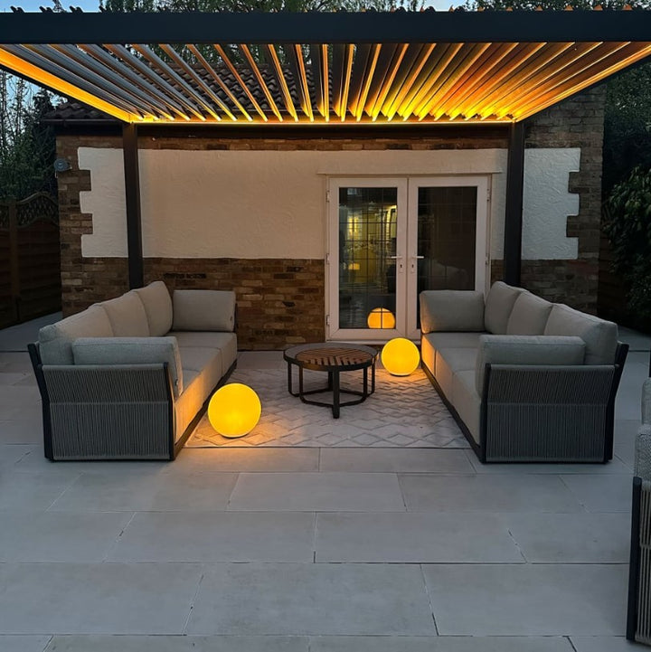 4M x 3M Rectangular NOVA TITAN PLUS Pergola GREY New 2025 Model