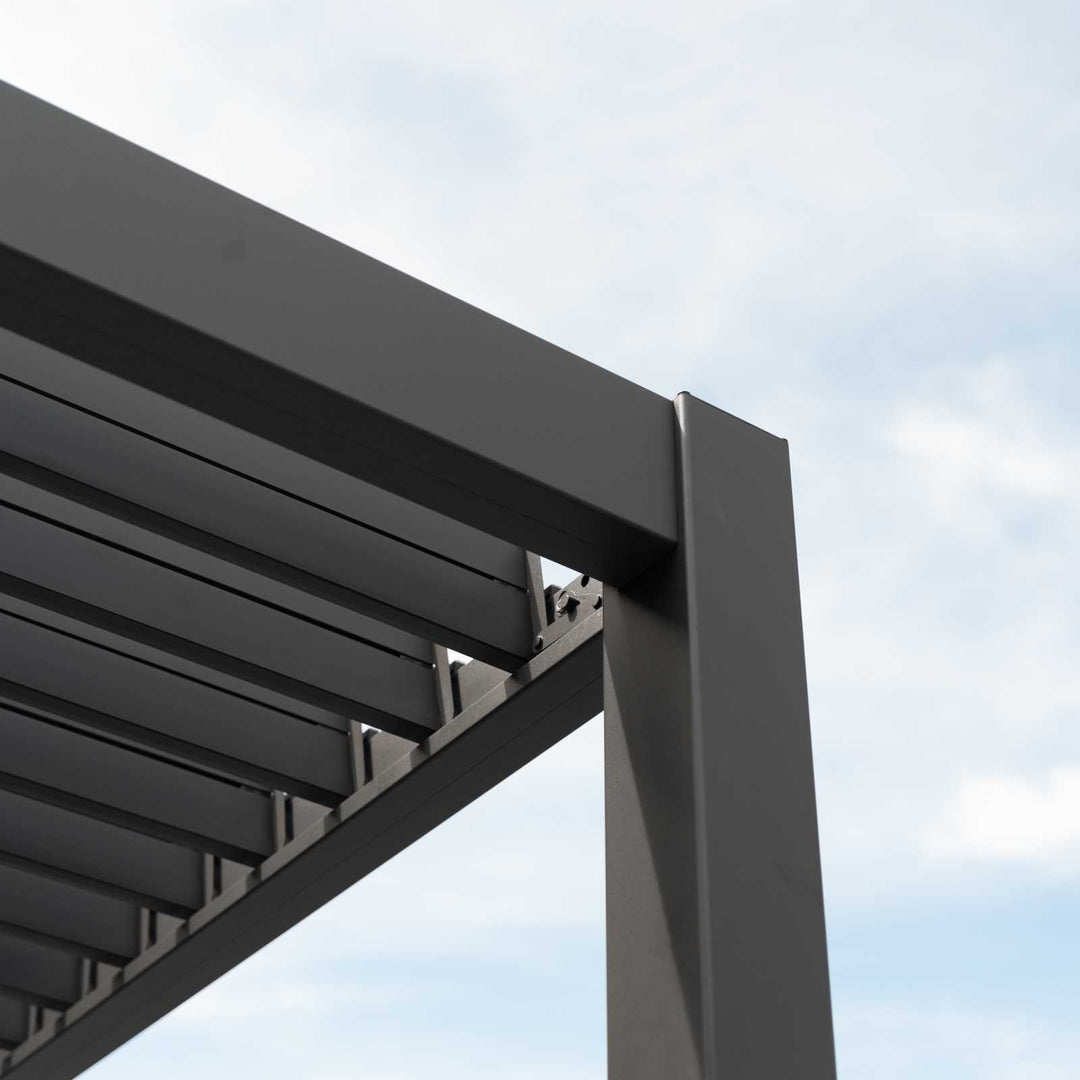 3.6M x 3.6M Square NOVA TITAN Pergola GREY New 2025 Model