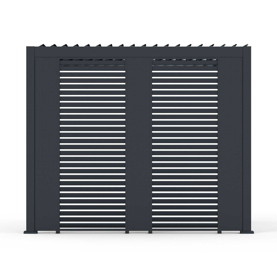 31cm NOVA Titan Aluminium Cavity Single Wall Panel in Graphite Grey