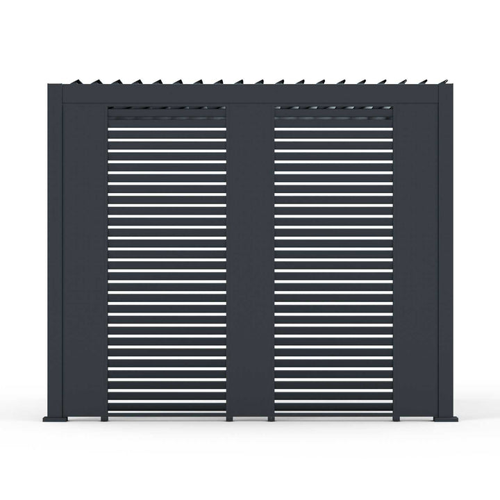 31cm NOVA Titan Aluminium Cavity Single Wall Panel in Graphite Grey