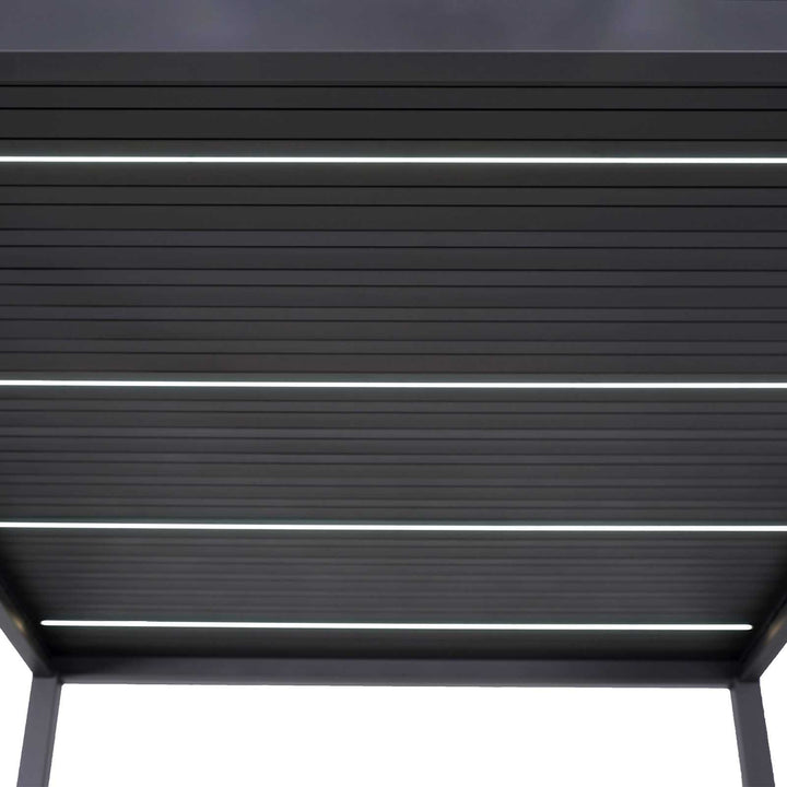 3M Titan LED Aluminium Solar Louvre in Graphite GREY