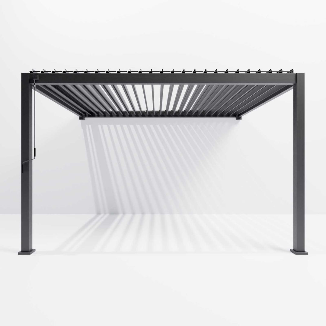 4M x 3M NOVA TITAN WALL MOUNTED Pergola GREY New 2025 Model