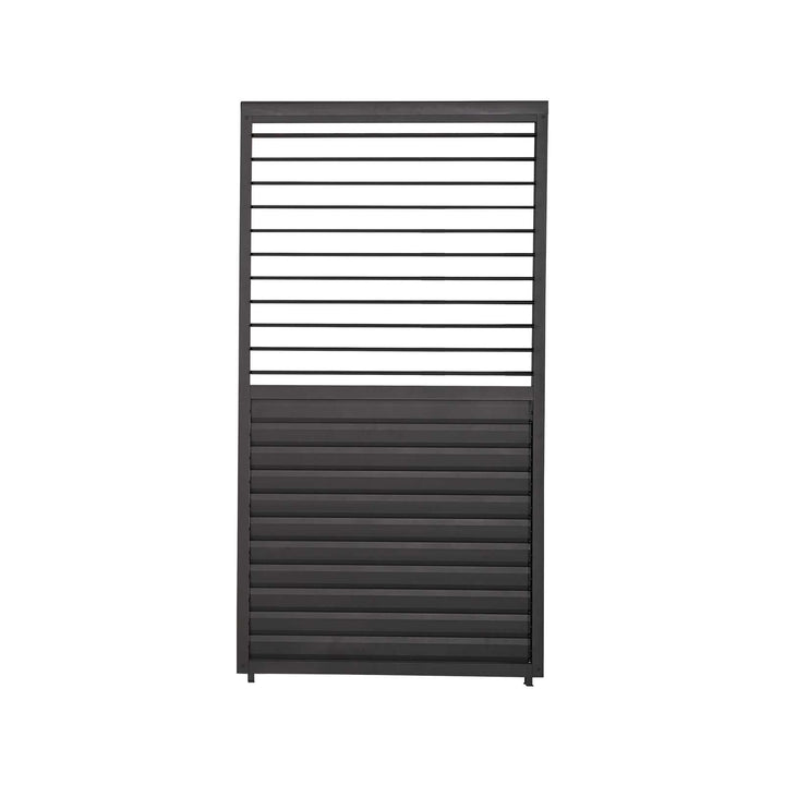 1M NOVA TITAN Aluminium Pergola ADJUSTABLE LOUVERED WALL - GREY