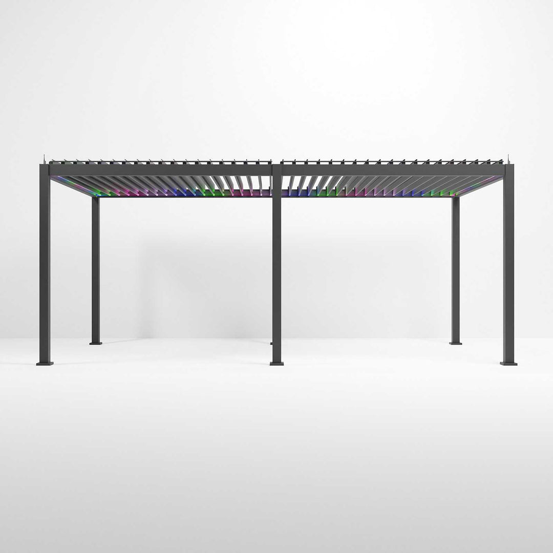 6M x 3M Rectangular NOVA TITAN PLUS Pergola GREY New 2025 Model