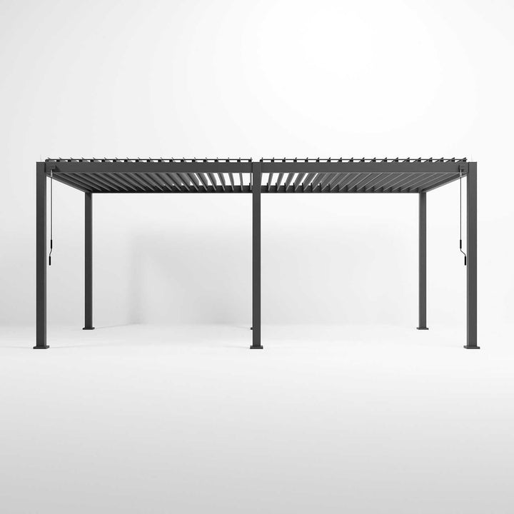 6M x 3M Rectangular NOVA TITAN Pergola GREY New 2025 Model