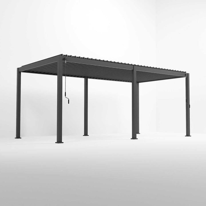 6M x 3M Rectangular NOVA TITAN Pergola GREY New 2025 Model