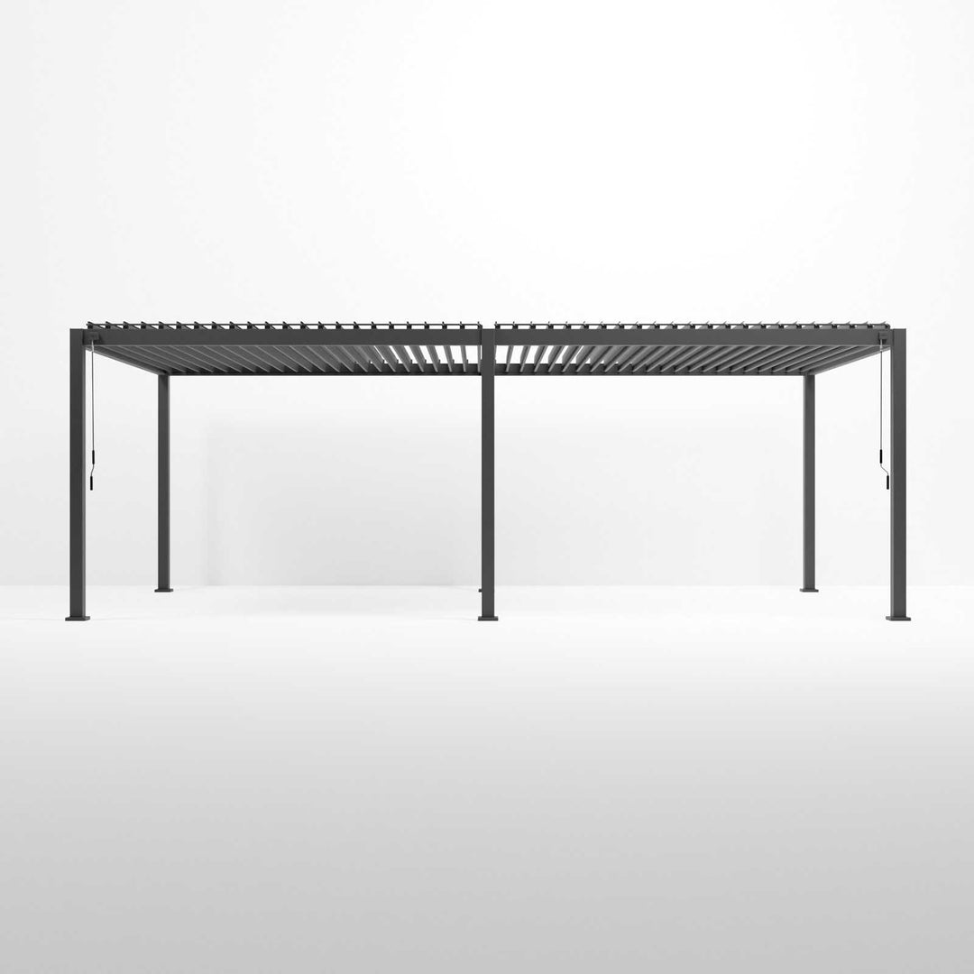 7.2M x 3.6M Rectangular NOVA TITAN Pergola GREY New 2025 Model