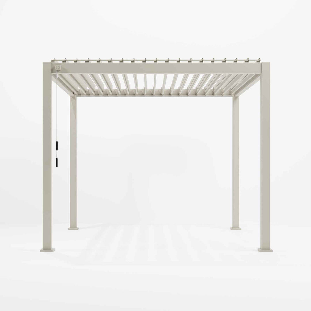 3.6M x 3.6M Square NOVA TITAN Pergola PEBBLE New 2025 Model