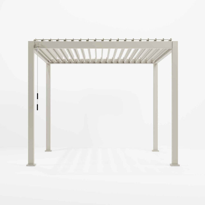 3.6M x 3.6M Square NOVA TITAN Pergola PEBBLE New 2025 Model