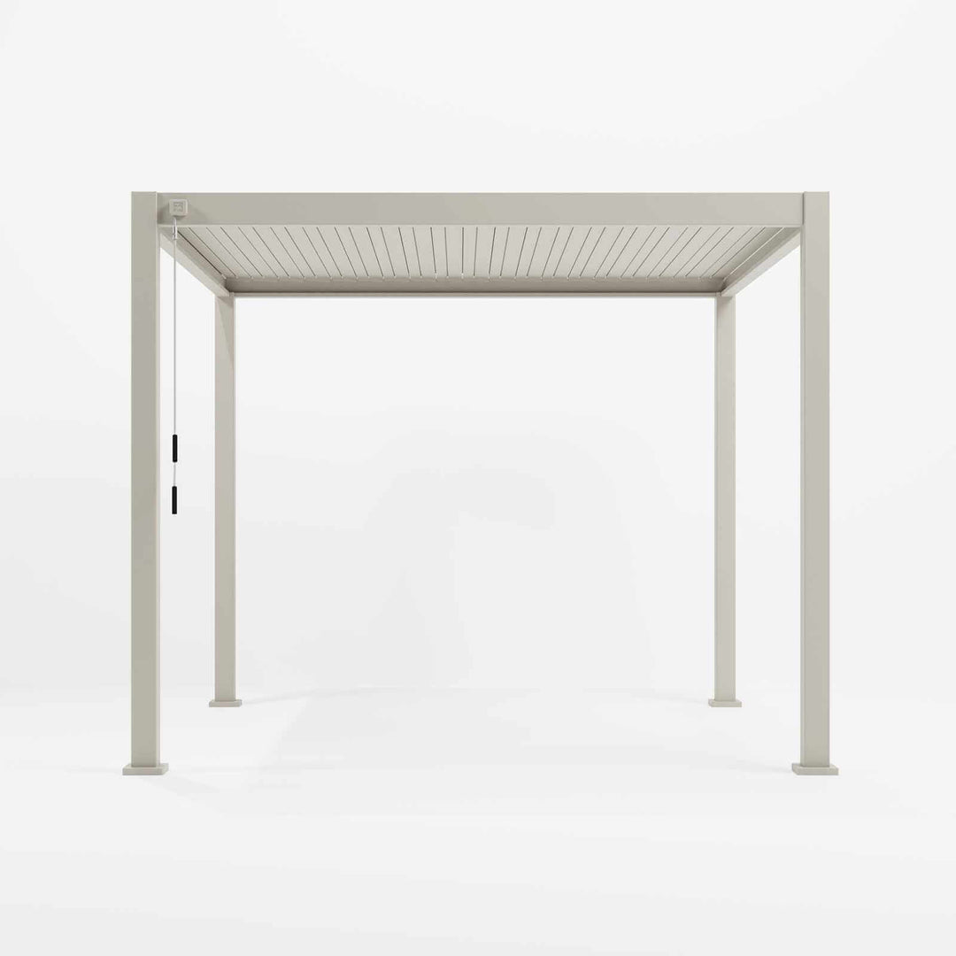 3.6M x 3.6M Square NOVA TITAN Pergola PEBBLE New 2025 Model