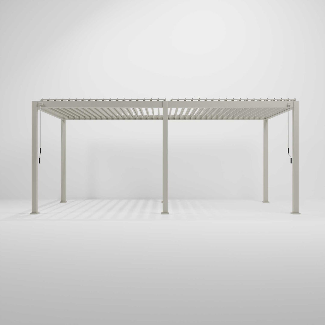 6M x 3M Rectangular NOVA TITAN Pergola PEBBLE New 2025 Model