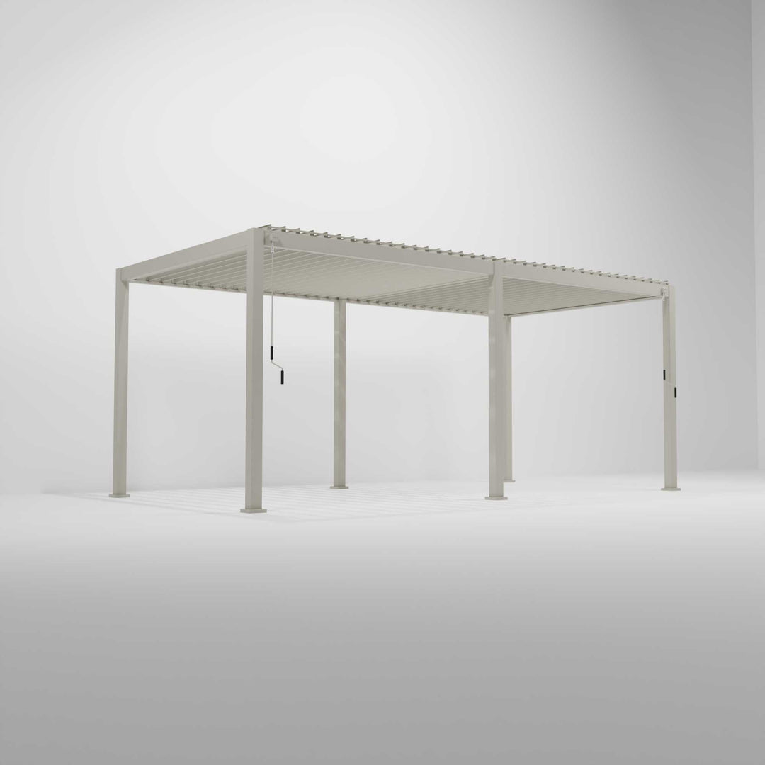 6M x 3M Rectangular NOVA TITAN Pergola PEBBLE New 2025 Model