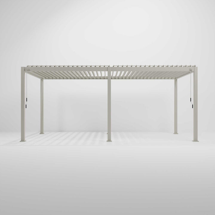 6M x 3.6M Rectangular NOVA TITAN Pergola PEBBLE New 2025 Model